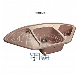 Мойка кухонная GranFest GF-C1040E 104 см розовая