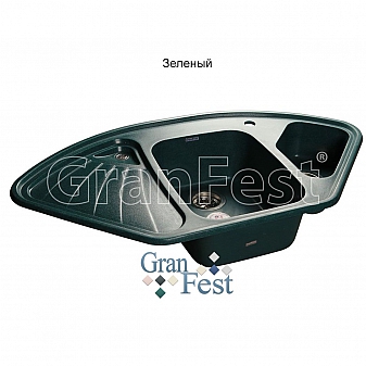 Мойка кухонная GranFest GF-C1040E 104 см зеленая