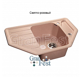 Мойка кухонная GranFest GF-C800E 79 см светло-розовая