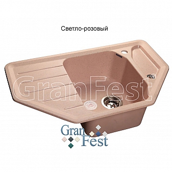 Мойка кухонная GranFest GF-C800E 79 см светло-розовая