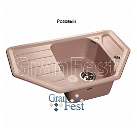 Мойка кухонная GranFest GF-C800E 79 см розовая