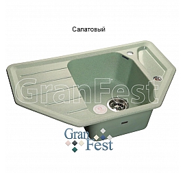 Мойка кухонная GranFest GF-C800E 79 см салатовая