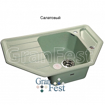 Мойка кухонная GranFest GF-C800E 79 см салатовая