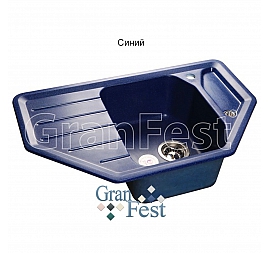 Мойка кухонная GranFest GF-C800E 79 см синяя