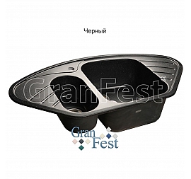 Мойка кухонная GranFest GF-C960E 95 см черная