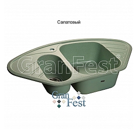 Мойка кухонная GranFest GF-C960E 95 см салатовая