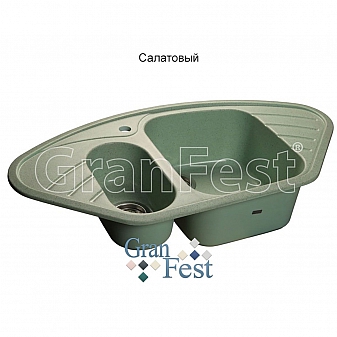 Мойка кухонная GranFest GF-C960E 95 см салатовая