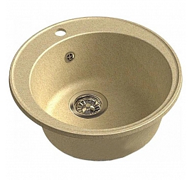 Мойка кухонная GranFest Quarz GF-Z08 48 см бежевая