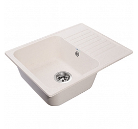 Мойка кухонная GranFest Quarz GF-Z13 62 см белая