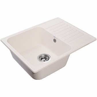 Мойка кухонная GranFest Quarz GF-Z13 62 см белая