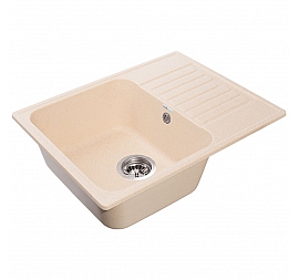 Мойка кухонная GranFest Quarz GF-Z13 62 см бежевая