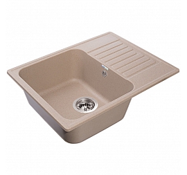 Мойка кухонная GranFest Quarz GF-Z13 62 см песочная