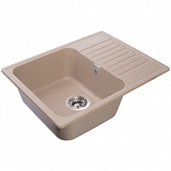 Мойка кухонная GranFest Quarz GF-Z13 62 см песочная