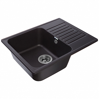 Мойка кухонная GranFest Quarz GF-Z13 62 см черная
