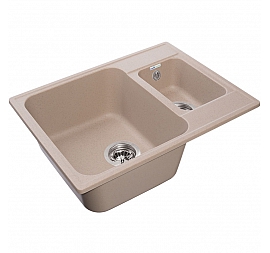 Мойка кухонная GranFest Quarz GF-Z09 62 см песочная