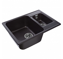 Мойка кухонная GranFest Quarz GF-Z09 62 см черная