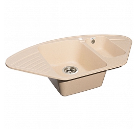 Мойка кухонная GranFest Quarz GF-Z14 93 см бежевая