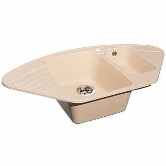 Мойка кухонная GranFest Quarz GF-Z14 93 см бежевая