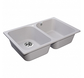 Мойка кухонная GranFest Quarz GF-Z15 74 см серая