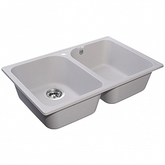 Мойка кухонная GranFest Quarz GF-Z15 74 см серая