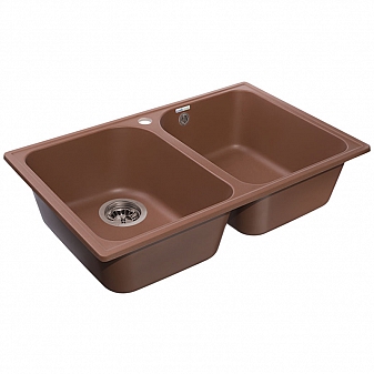 Мойка кухонная GranFest Quarz GF-Z15 74 см терракотовая