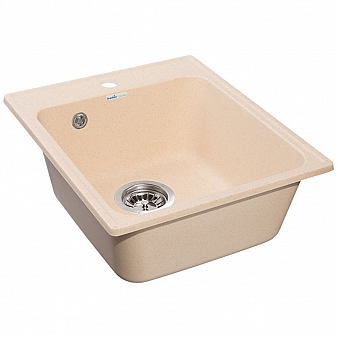 Мойка кухонная GranFest Quarz GF-Z17 42 см бежевая