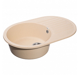 Мойка кухонная GranFest Quarz GF-Z18 74 см бежевая