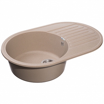 Мойка кухонная GranFest Quarz GF-Z18 74 см песочная