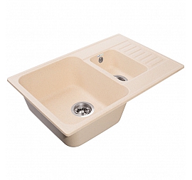 Мойка кухонная GranFest Quarz GF-Z21K 74 см бежевая