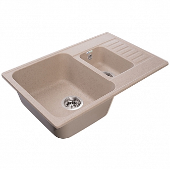 Мойка кухонная GranFest Quarz GF-Z21K 74 см песочная