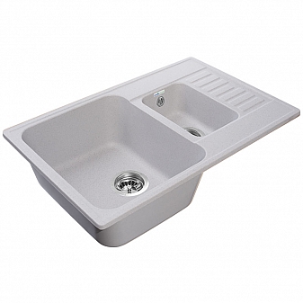 Мойка кухонная GranFest Quarz GF-Z21K 74 см серая