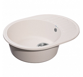 Мойка кухонная GranFest Quarz GF-Z58 62 см белая