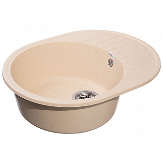 Мойка кухонная GranFest Quarz GF-Z58 62 см бежевая