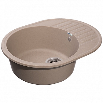 Мойка кухонная GranFest Quarz GF-Z58 62 см песочная