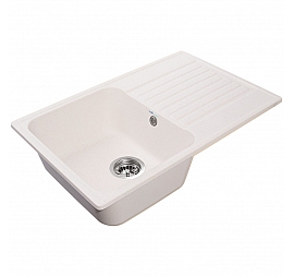 Мойка кухонная GranFest Quarz GF-Z78 74 см белая