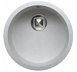 Мойка кухонная Tolero R-104 44 см серый металлик