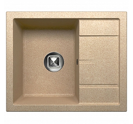 Мойка кухонная Tolero R-107 60 см бежевая