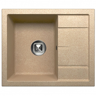 Мойка кухонная Tolero R-107 60 см бежевая