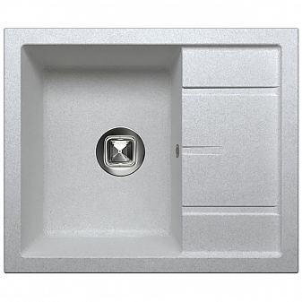 Мойка кухонная Tolero R-107 60 см серый металлик