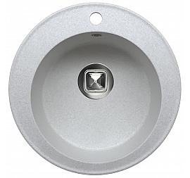 Мойка кухонная Tolero R-108 51 см серый металлик