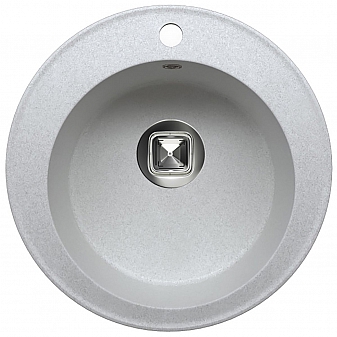Мойка кухонная Tolero R-108 51 см серый металлик
