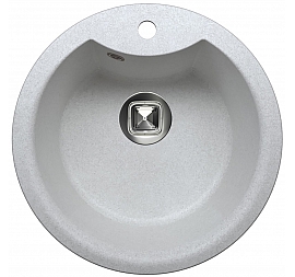 Мойка кухонная Tolero R-108E 51 см серый металлик