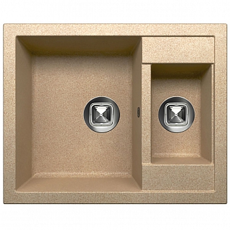 Мойка кухонная Tolero R-109 62 см бежевая