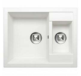 Мойка кухонная Tolero R-109 62 см белая