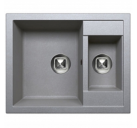 Мойка кухонная Tolero R-109 62 см серая