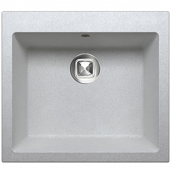 Мойка кухонная Tolero R-111 56 см серый металлик