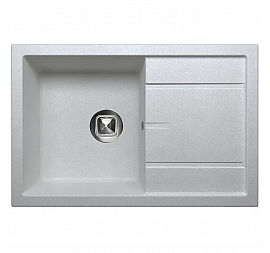 Мойка кухонная Tolero R-112 76 см серый металлик