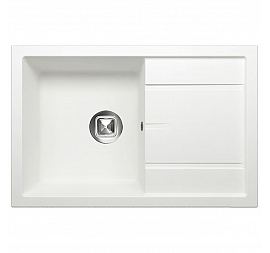 Мойка кухонная Tolero R-112 76 см белая