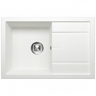 Мойка кухонная Tolero R-112 76 см белая