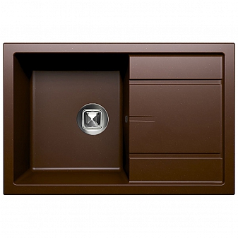 Мойка кухонная Tolero R-112 76 см коричневая
